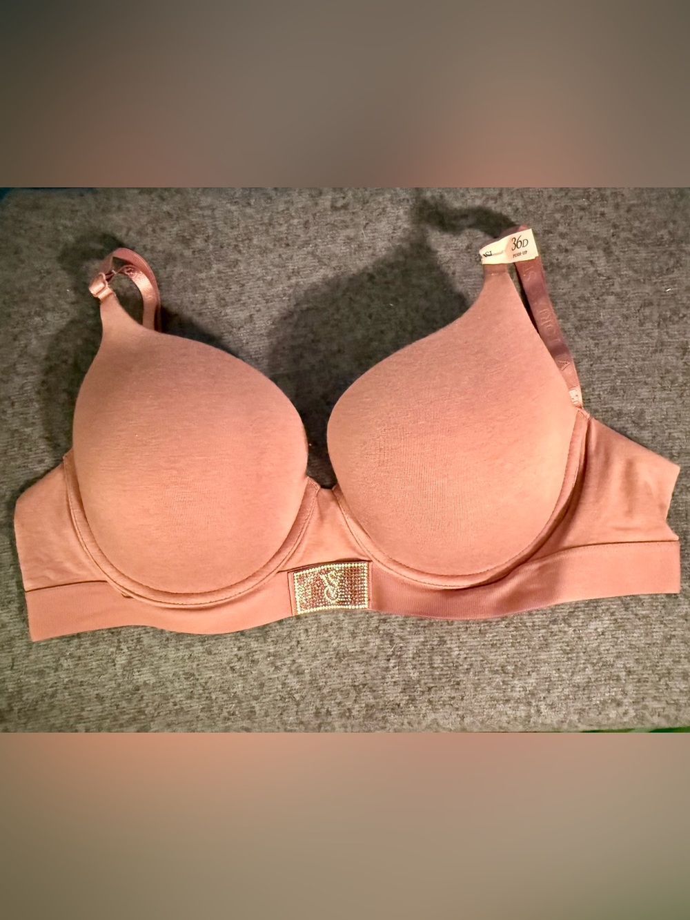 Victoria's Secret Mauve Push-Up Bra with Center Accent